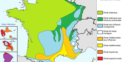 Mappa della Francia meteo