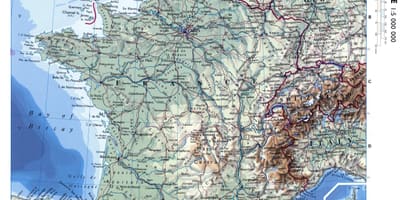 La mappa della Francia
