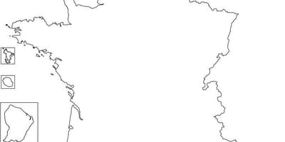 Pianura mappa della Francia