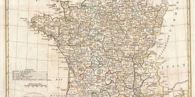 Antica Francia mappa